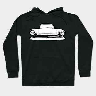 Sunbeam Alpine British classic car monoblock white Hoodie